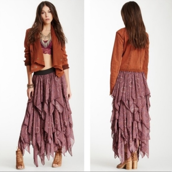 Free People Dresses & Skirts - 🎉2xHP🎉 Free People Georgette Layered Skirt